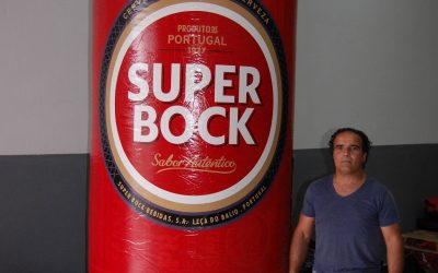 lata Super Bock sleek